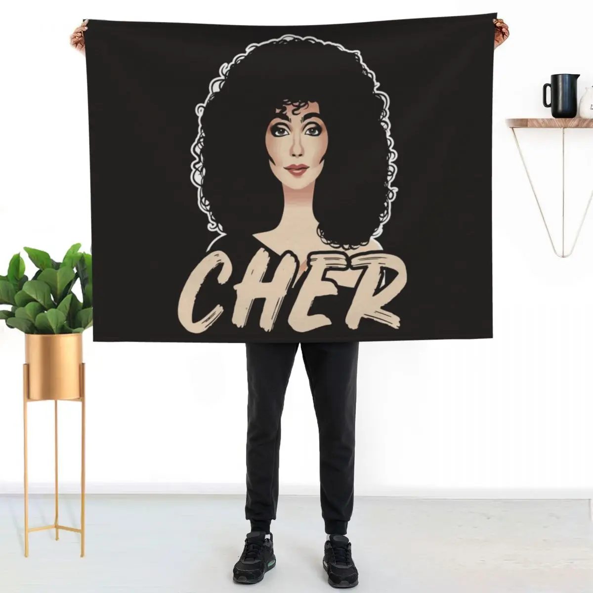 CherAmerican Singer T-shirt classique Throw Blanket Travel Decoratives Decorative Beds For Baby Large Fashion Sofas Blankets