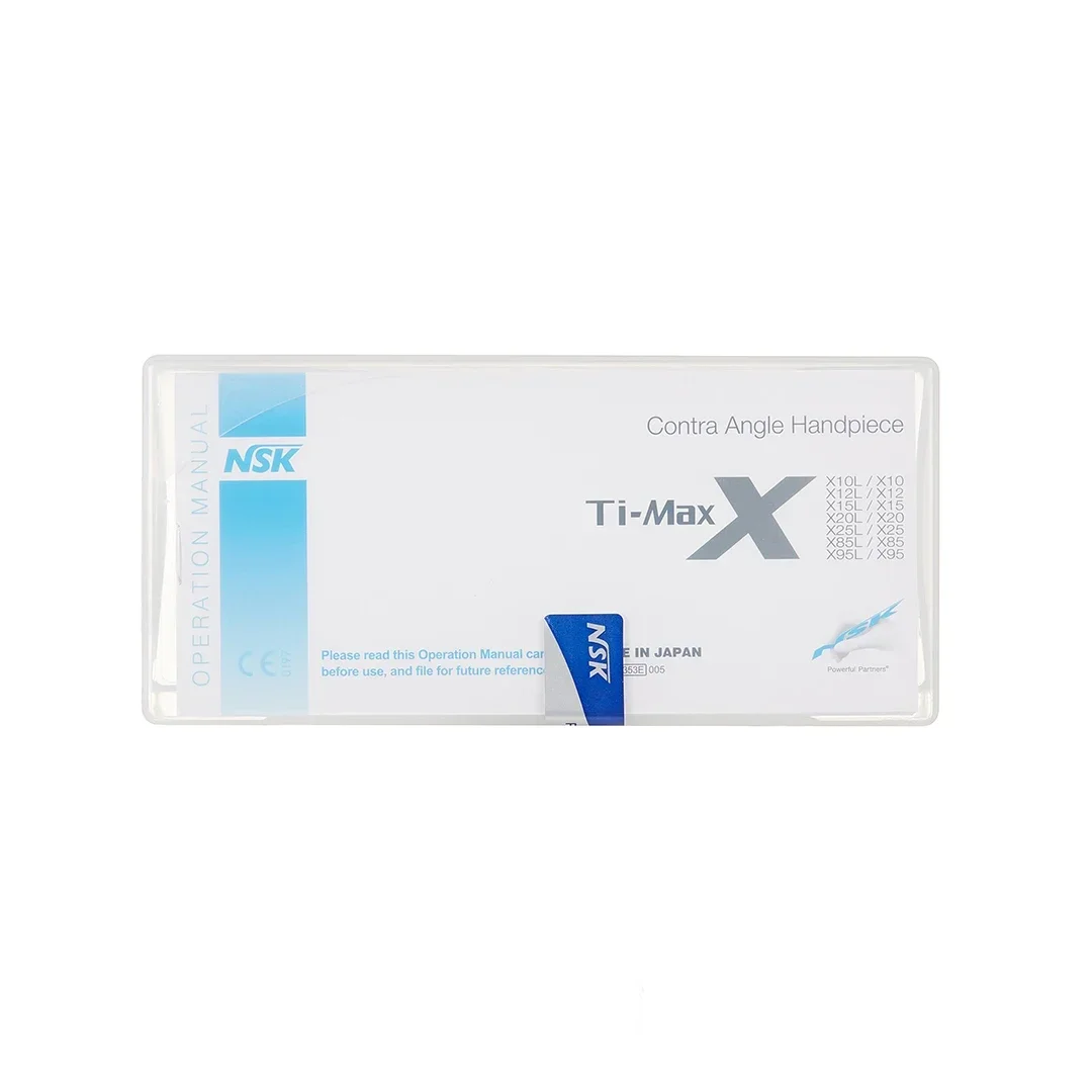 NSK Ti-MAX X25L pieza de mano Dental óptica de baja velocidad 1:1 función de interruptor de encendido/apagado de aire de pulverización de accionamiento directo Compatible con odontología electrónica