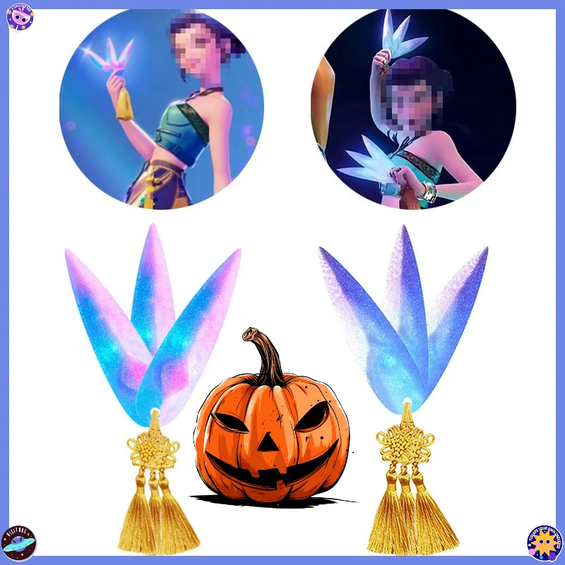 

Demon Hunters Kpop Zoey Safe Cosplay Dart Props Halloween Carnival Costume Accessories for Girl Group Fans Kids Teens