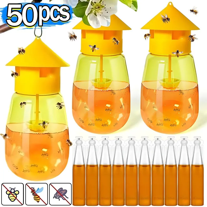 Pheromone Fruit Fly Trap Liquid Fruit Fly Trap Killer Long-Last Deterring Bait Insect Catcher Orchard Insect Pest Control Tools