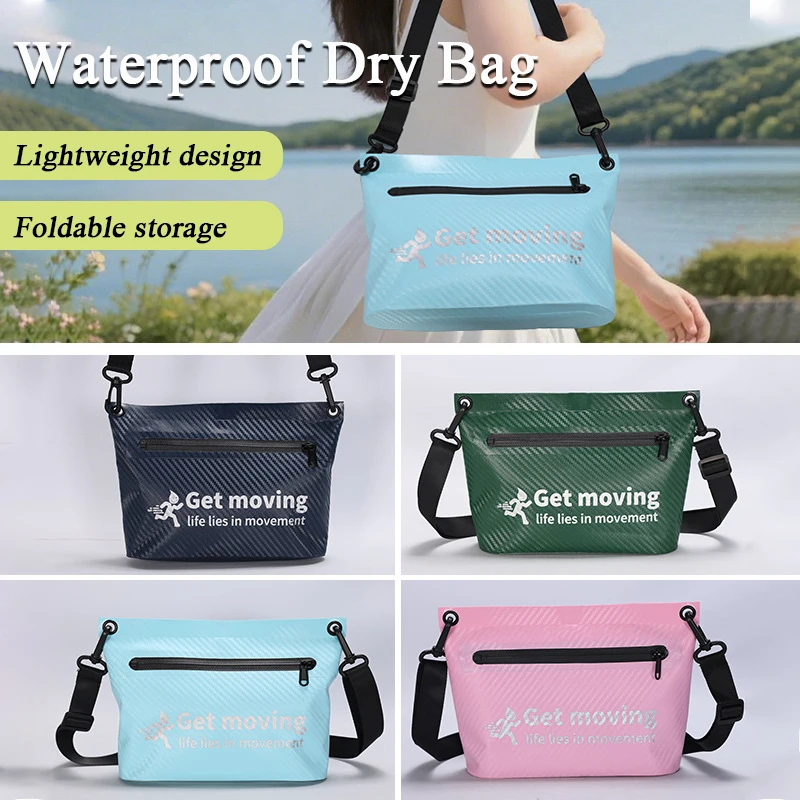 Waterproof Dry Bags Camping Travel Handbag Pack Wash Sack Swimming Rafting Kayaking River Trekking Outdoor Foldable Storage Bag
