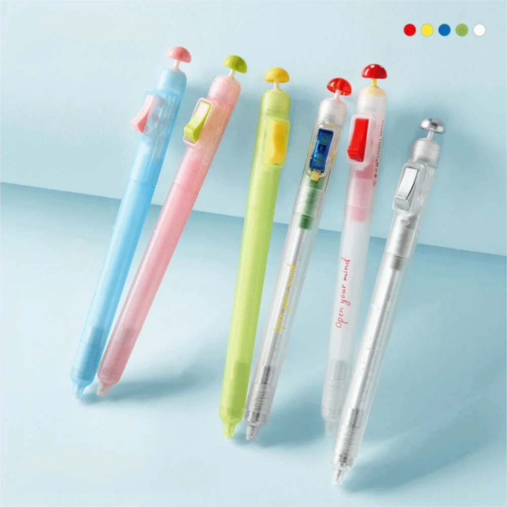 Creative 0.5mm Relax Switch Pen Smooth Writing Anti-Anxiety Fidget Clicker Gel Pen Study Tool for School Students