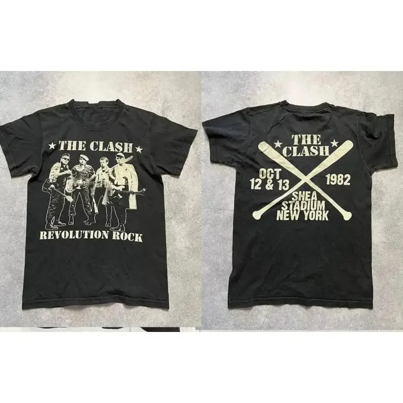 The Clash Tour 1982 For Fans S To 5Xl 2 Sided T Shirt