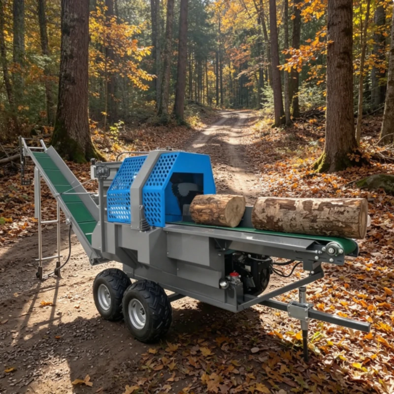 Beginner Friendly Hydraulic Wood Splitter Simple Control Panel Firewood Splitting Machine No Complex Operation Skills