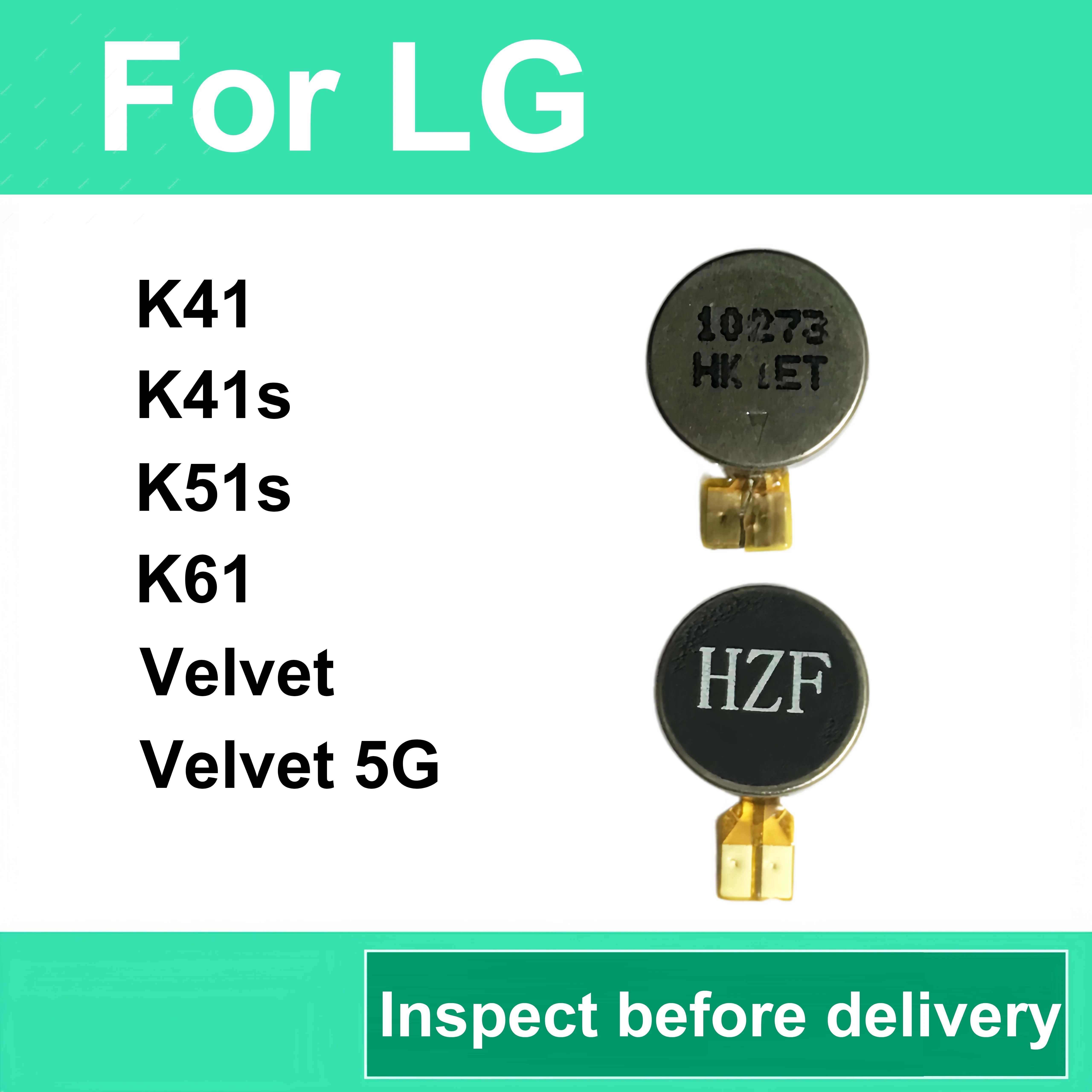 Módulo de Motor Vibrador de Señal de Red 5G para LG K41 K41S K51S K61 Velvet, Componente de Reparación Profesional, Compatibilidad Perfecta