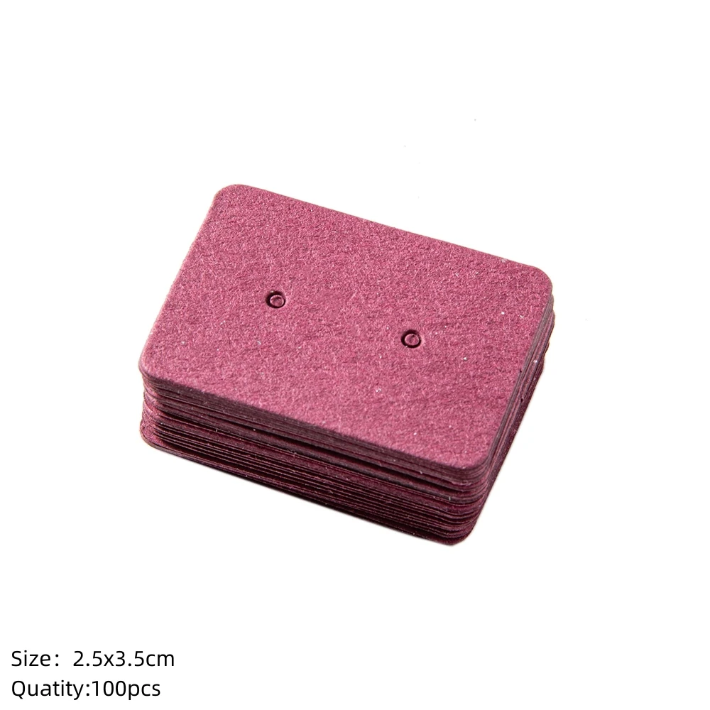100PCS Earring Display Cards for Small Business Packaging