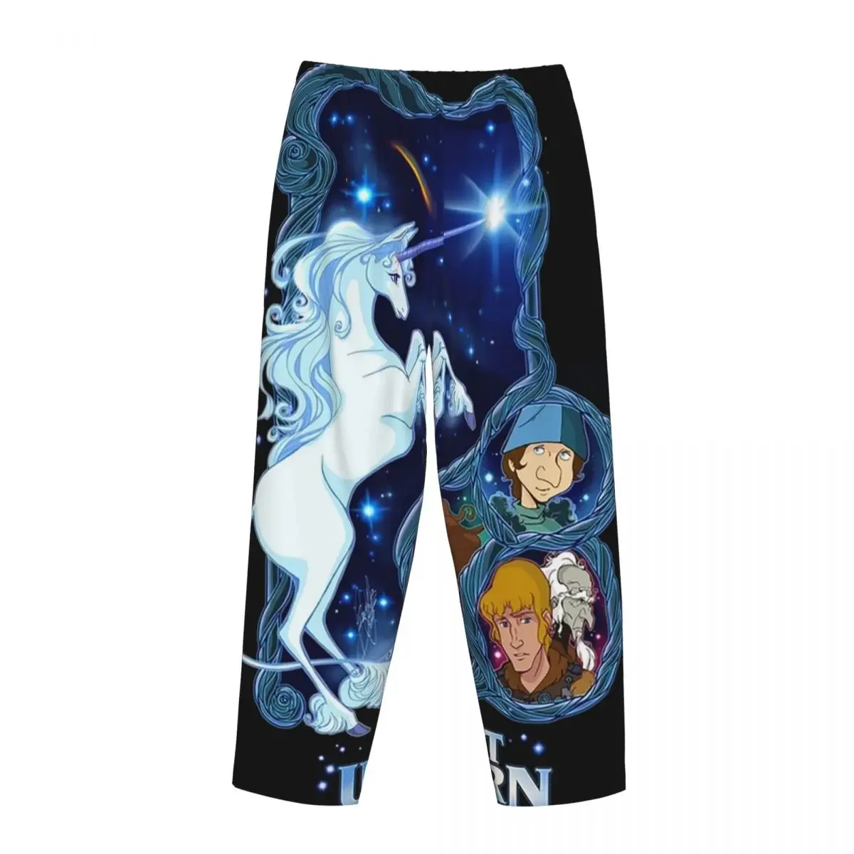 Custom The Last Unicorn Women Pajama Pants Lounge Sleep Sleepwear Bottoms with Pockets
