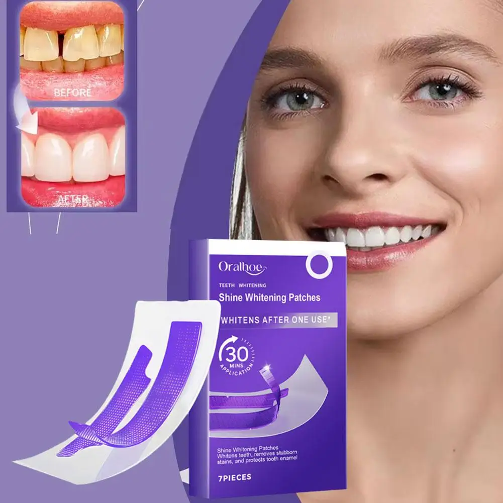 Teeth Whitening Strips Gentle Teeth Cleaning Stains Removal Daily Yellowing Oral Care For Lasting Bright Smile Home Use