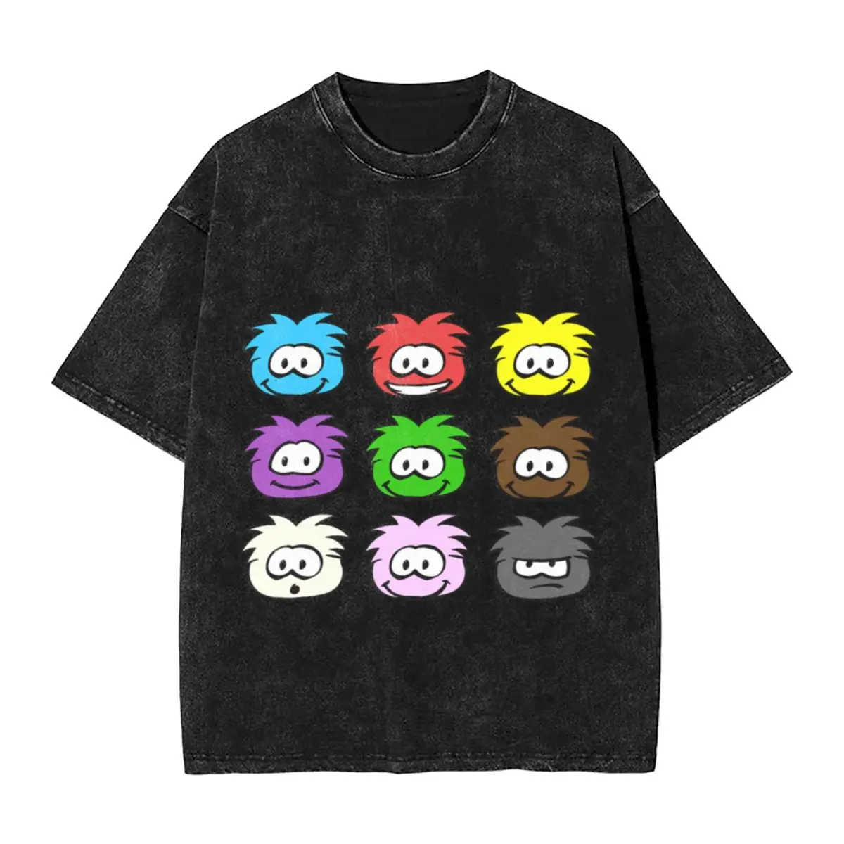 Club Penguin Oldschool Puffles Unique Chic A Vintage camisetas de gran tamaño