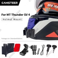 Soporte de barbilla personalizado para casco MT Thunder SV4 para GoPro12 11 10 9 DJI Action3/4 Insta360 Ace pro X4 X3, accesorio para cámara de acción