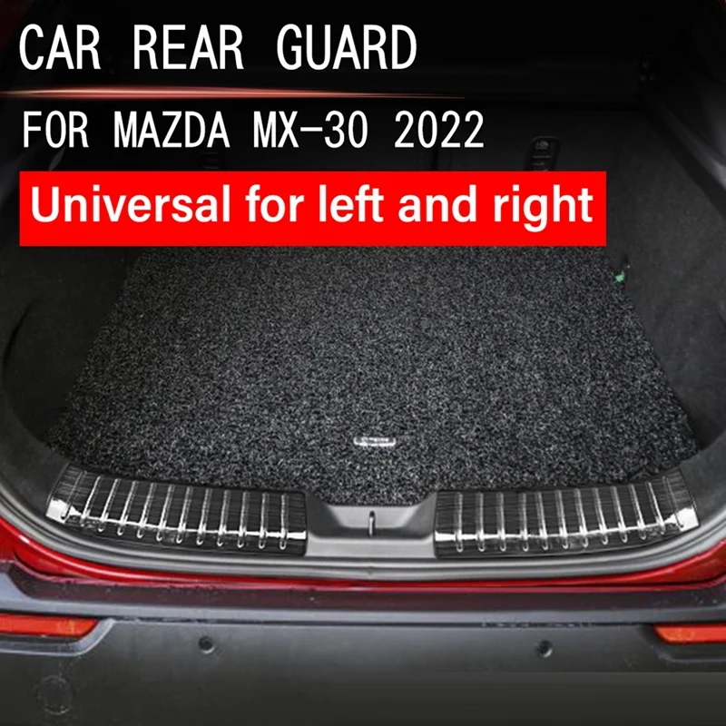 For 2022 Mazda MX30 MX-30 Rear Trunk Sill Plate Protector Loading Guards Cover