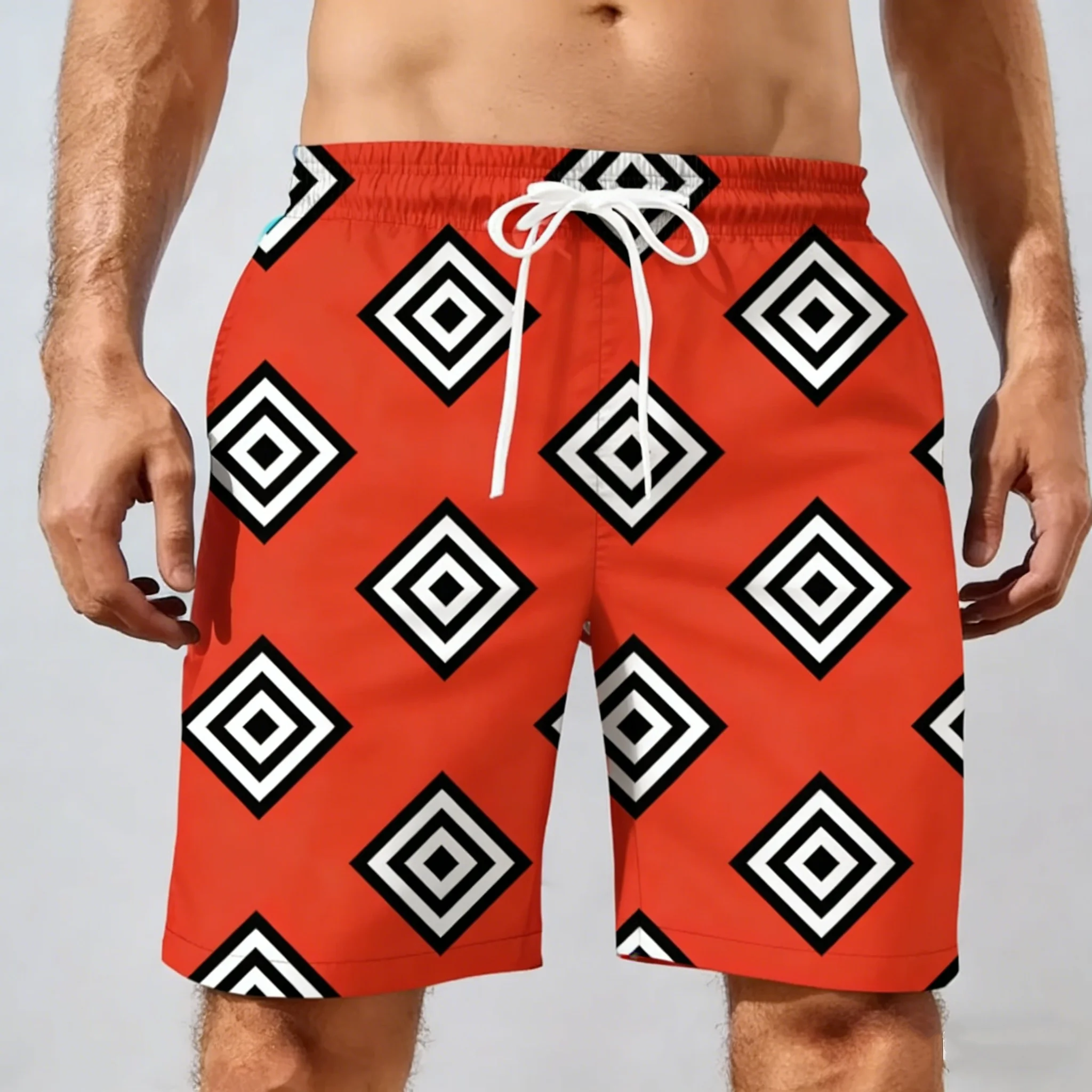 2026 Fashionable New Youth Popular Sweatpants Simple Men's Five-Quarters Thin Loose Seaside Vacation Men Summer Casual Shorts