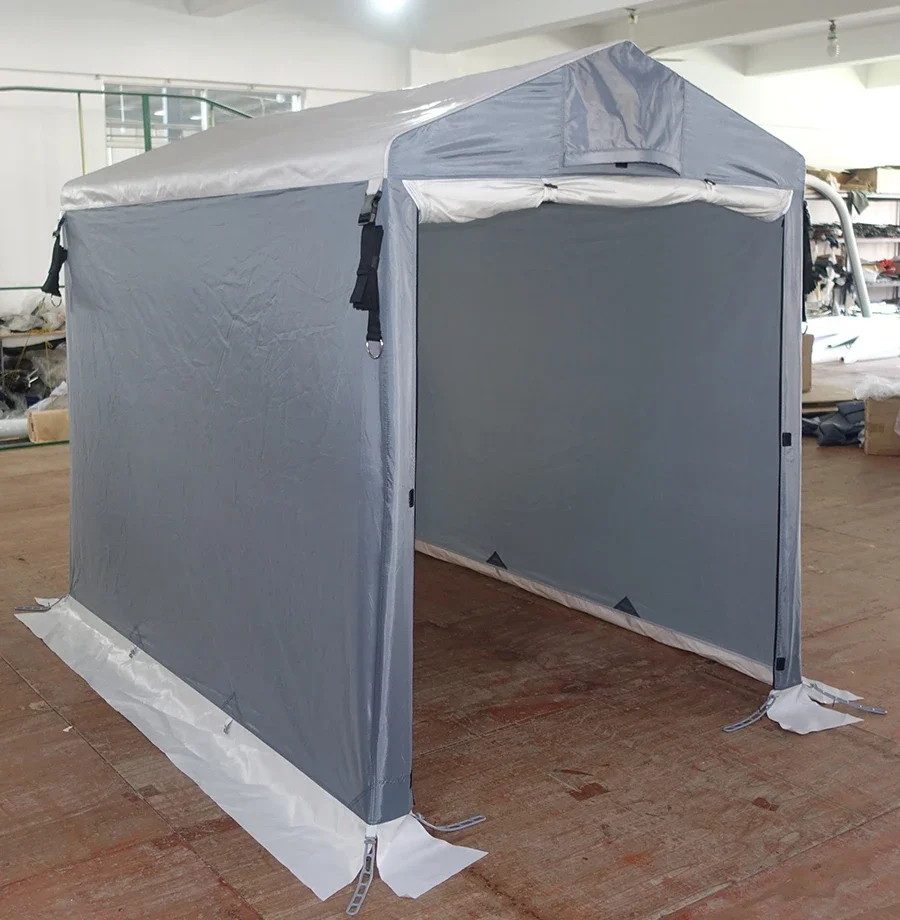 Outdoor storage tent garden storage shelter for tools and bikes