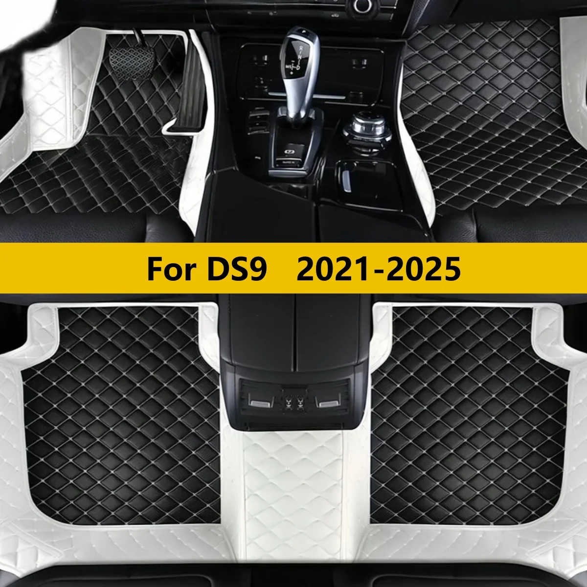 

Custom Car Floor Mat Fit For DS9 2021 2022 2023 2024 2025 Leather Mat Durable Pad Auto Rugs Carpets Interior Parts Car Accesso