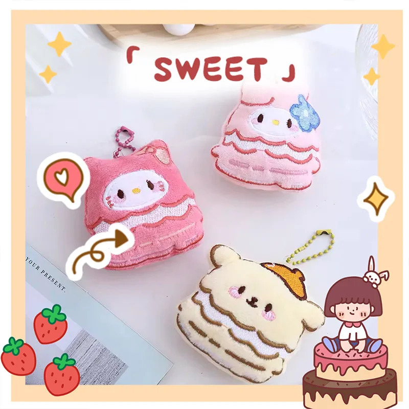 الطازجة ولطيفة الكرتون برغر سانريو بروش حقيبة قلادة دمية دمية دبوس مجوهرات هدية صغيرة الملابس والاكسسوارات #3