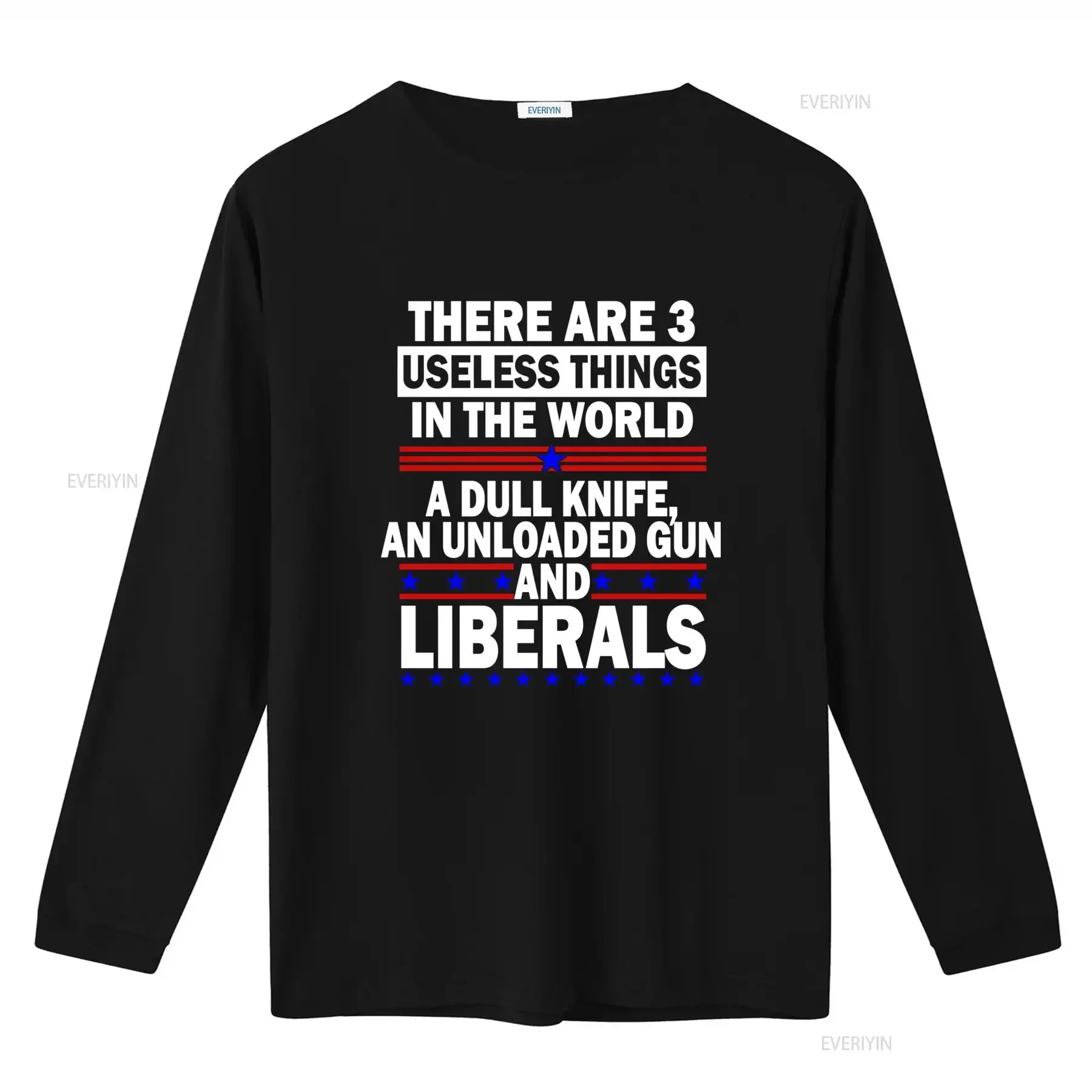 3 Useless Things Dull Knife Unloaded Gun Liberals Anti Liberal 2nd Amendment Patriotic T Shirt vintage Washed Slightly