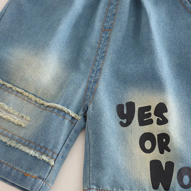 Conjunto de verano para bebé – Camiseta y pantalón corto con letras - imagen 5