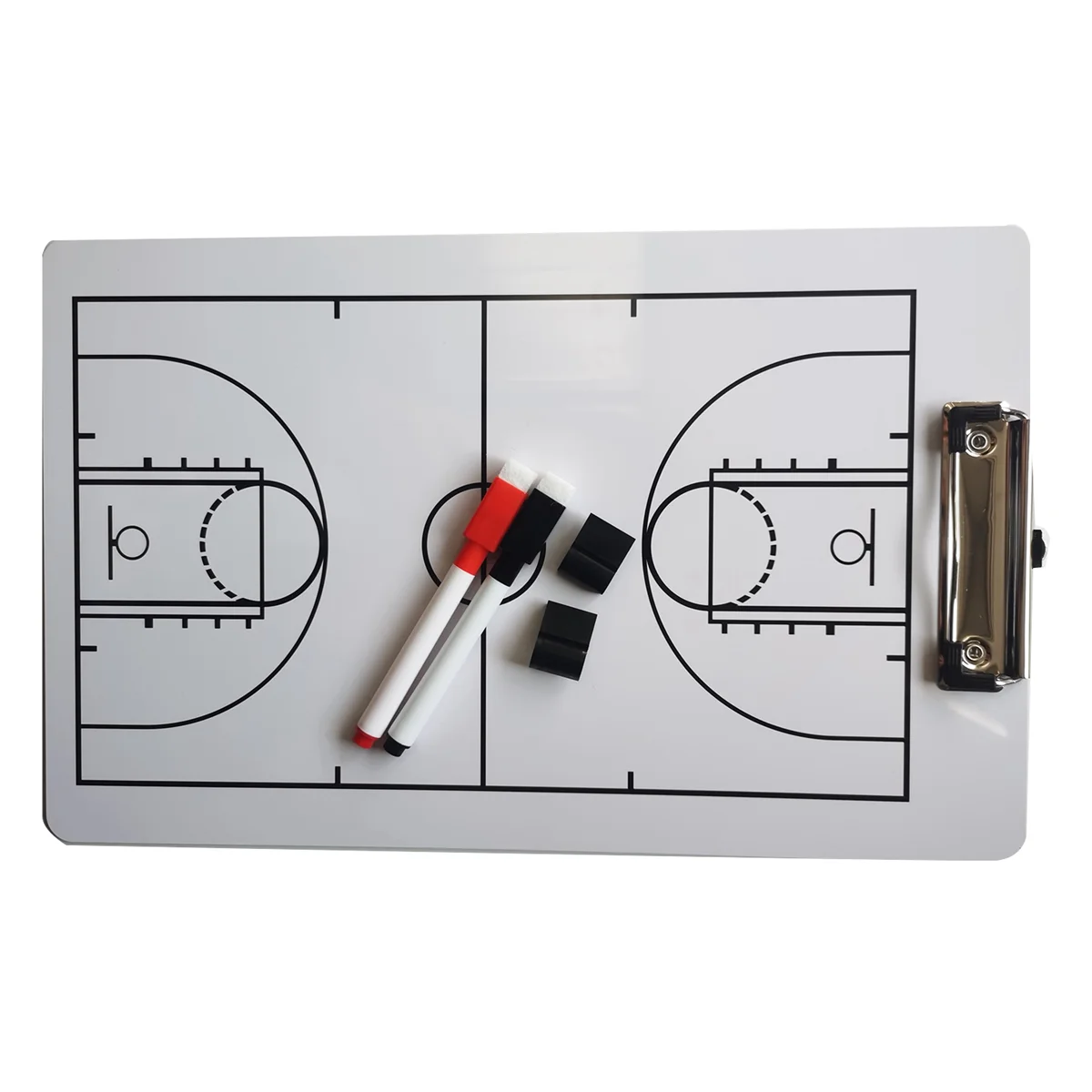 Coach Board Dry Erase Coaching Board Double Sided Design Strategy Board Whiteboard for Basketball