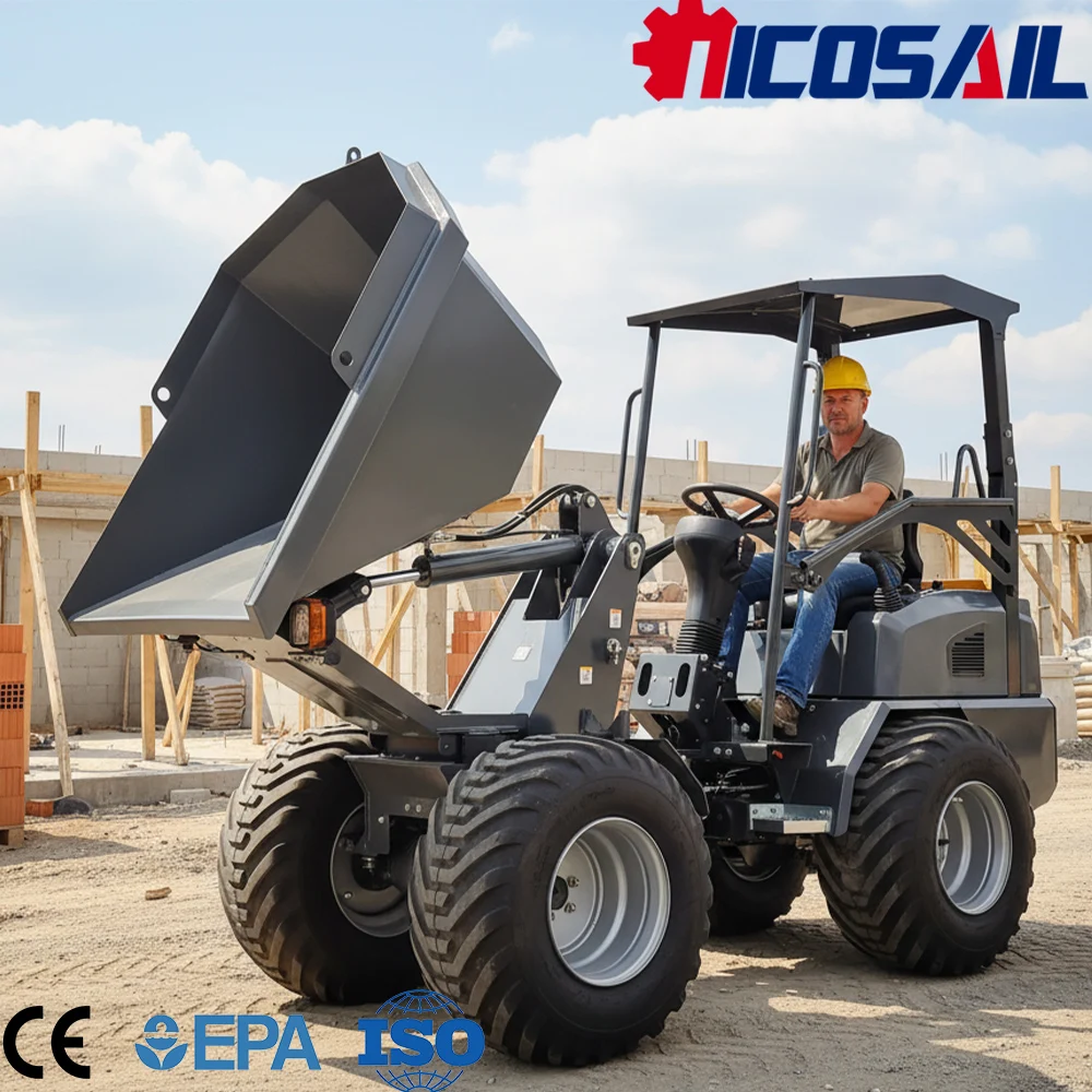 

Mini Dump Truck Custom CE Certified Euro 5 Small Tipping Dumper for Agriculture and Construction Use