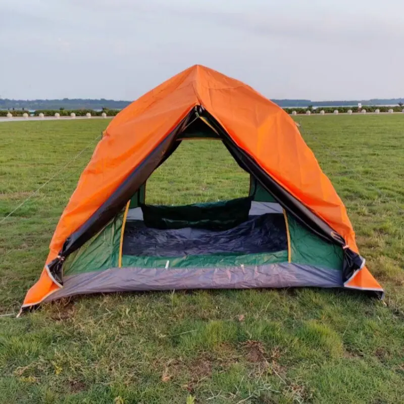 Tent Rain Cover Black Coated Outer Tent Shell UV Protection Windproof Waterproof Warm Light Blocking Outdoor Travel Hiking Tent