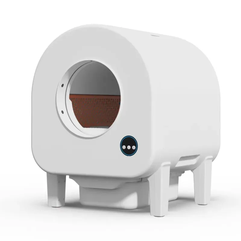 2025 -ligent Su-per Complete Closed Electric C-at Toilet Automatic Garbage Bin Po-op Shovel Luxury Box