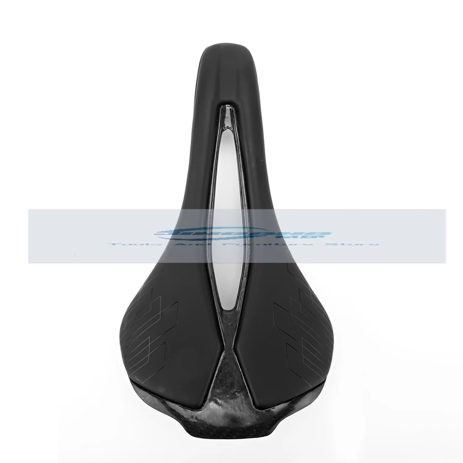 

3D Printed Carbon Fiber Bicycle Cushion Ultralight Carbon Bow Leather Saddle Mountain Road Bike Riding