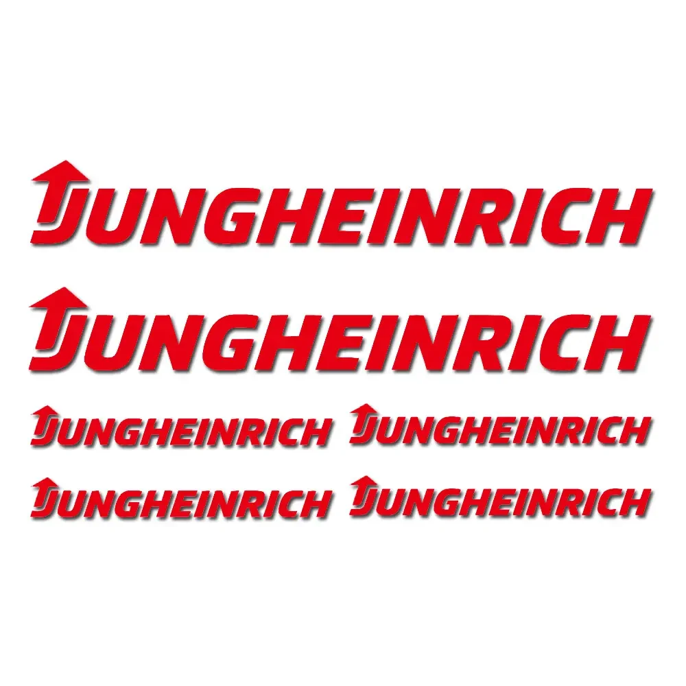 6 قطع لملصق Jungheinrich لرافعة شوكية درج رافعة شوكية شاحنة رافعة شوكية 40 سم