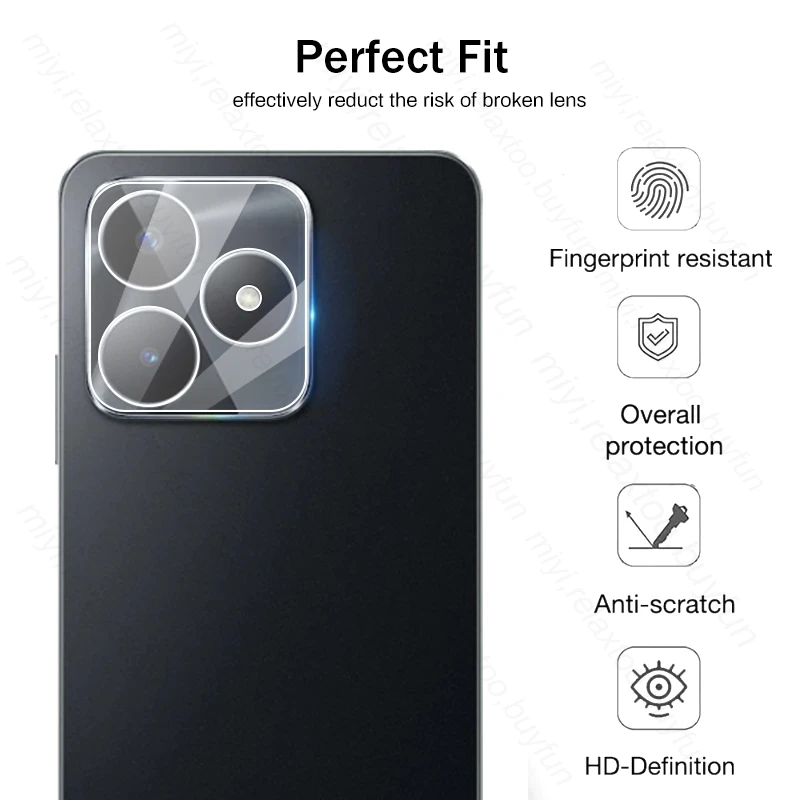 Camera Protector Case For Realme C53 4G 3D Tempered Glass Lens Cover On Realmi C53 C 53 53C 4G RealmeC53 4G RMX3760 6.74\