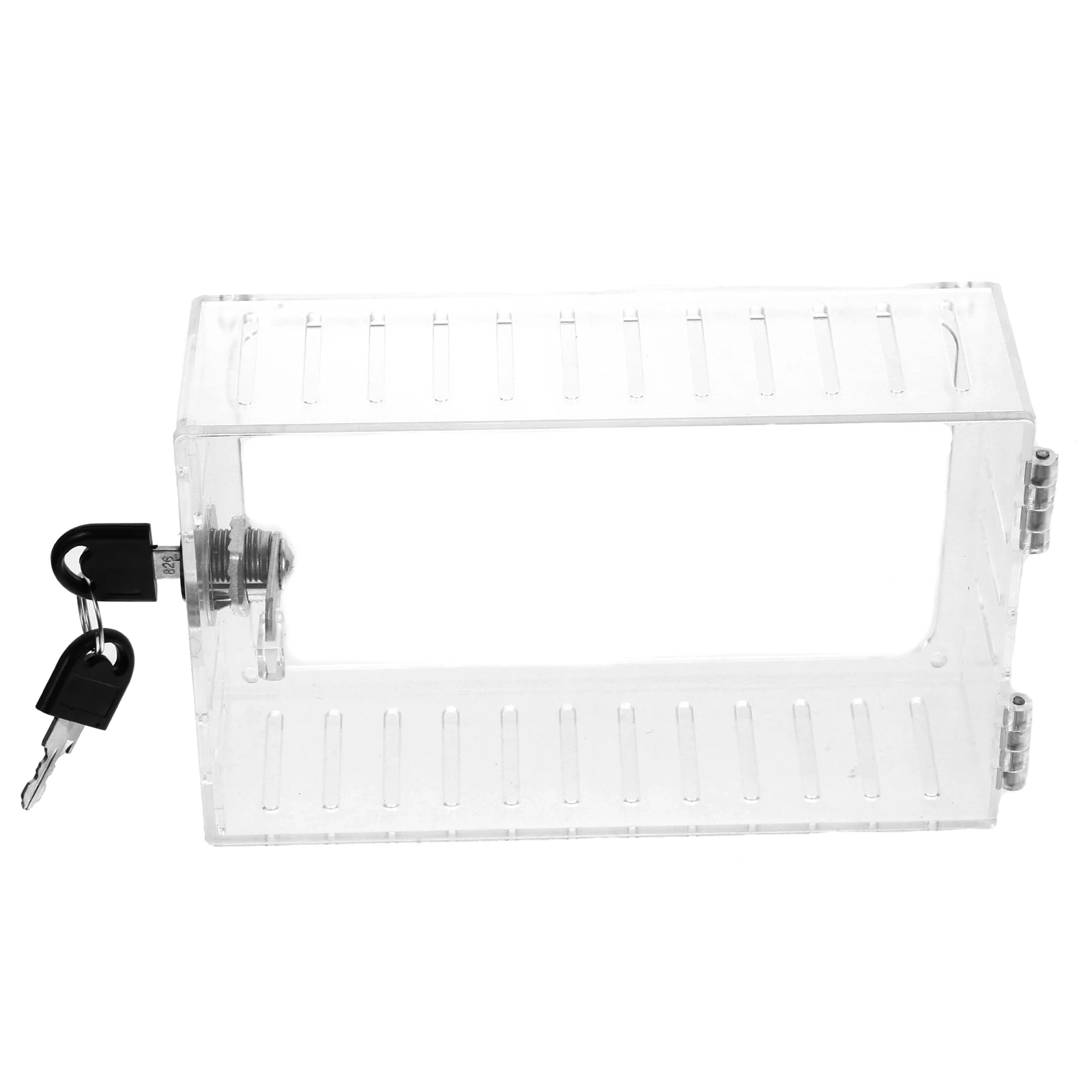 

Clear Thermostat Lock Box Wall Cover Compatible with Most Models Durable Plastic Guard Protects from Tampering Universal Smart