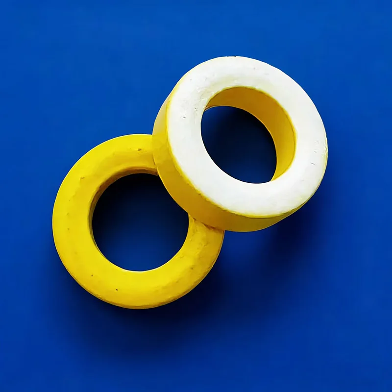 

T60-26 Ferrite Toroidal Cores Yellow-White Anti-interference Iron Ferrites For Toroidal Transformer Magnetic Ring Inductor Choke