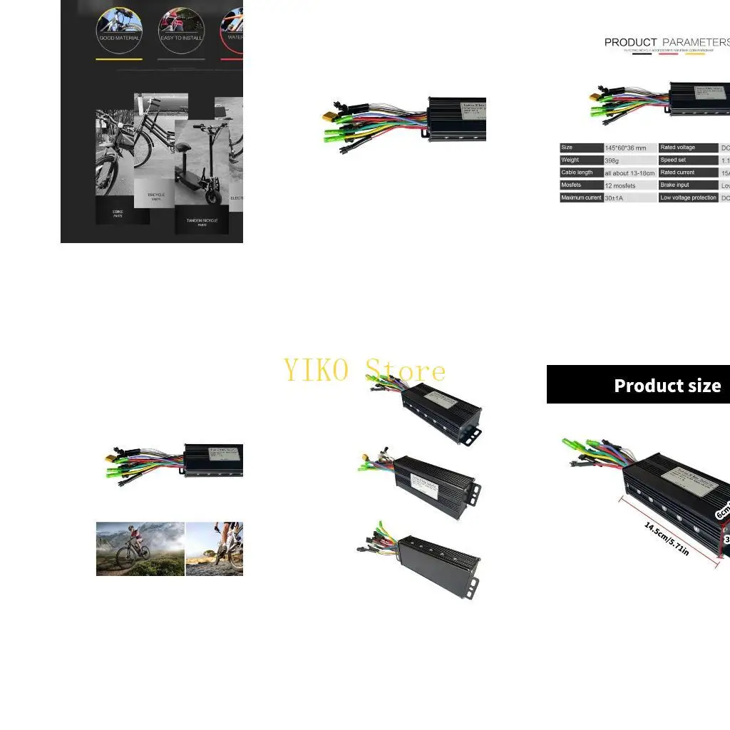 K32C Advanced 30A Sine Wavy Controller 24V 36V 48V Compatibility With Brushless Motor