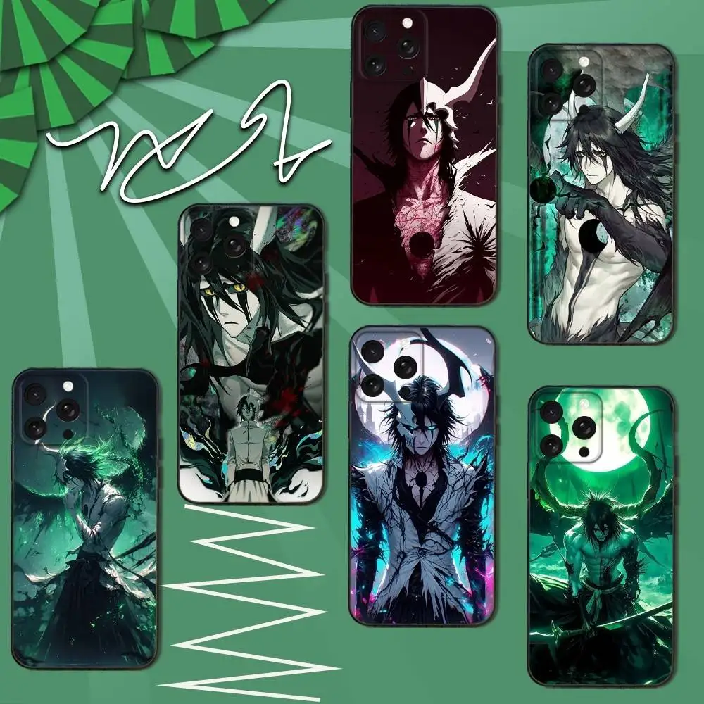 

U-UlquiorraS Anime C-Cifer Phone Case For iPhone 12,13,14,11,12,17,16,15,Plus,Pro Max,XS,X,XR,SE,Mini,Soft Silicone Black Cover