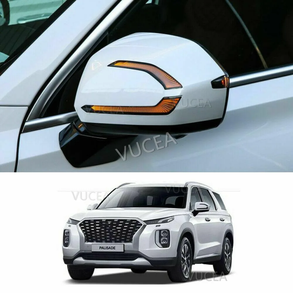 View Mirror Turn Signal Lens For Hyundai Palisade Rearview Mirror Turn Signal Reversing Mirror Side Lamp 87614S8000 87624S8000