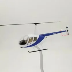 Diecast 1:32 Scale Robinson R44 Thunderbird helicopter Finished Aircraft Simulation Model Static Decoration Souvenir Gifts