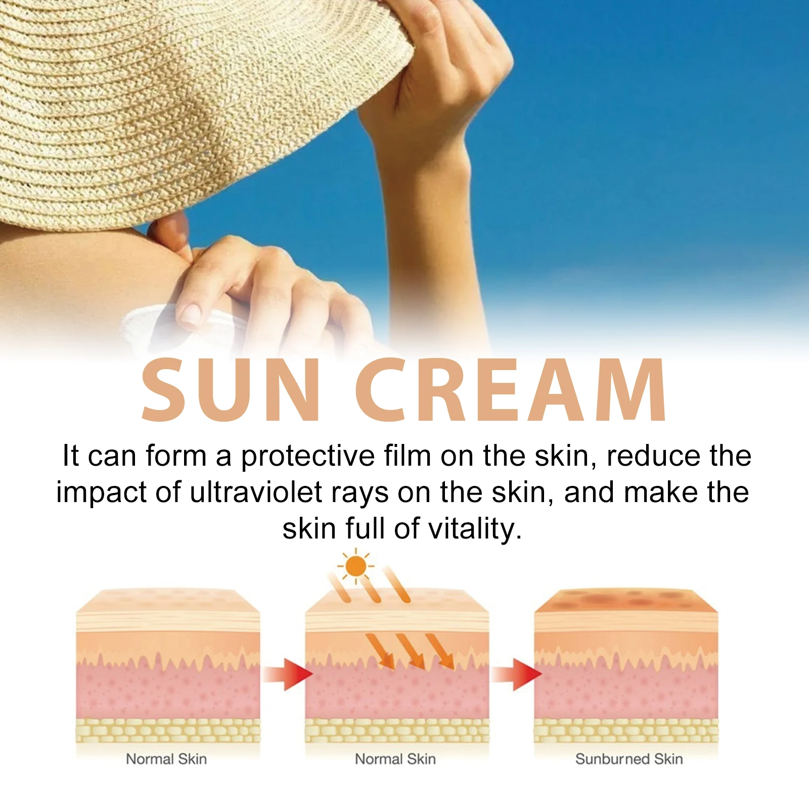 Sunscreen Pure Natural Rice Black Rice Facial Sunscreen Uv Protection Oil Control Moisturizing And Sunscreen Whitening Skin New