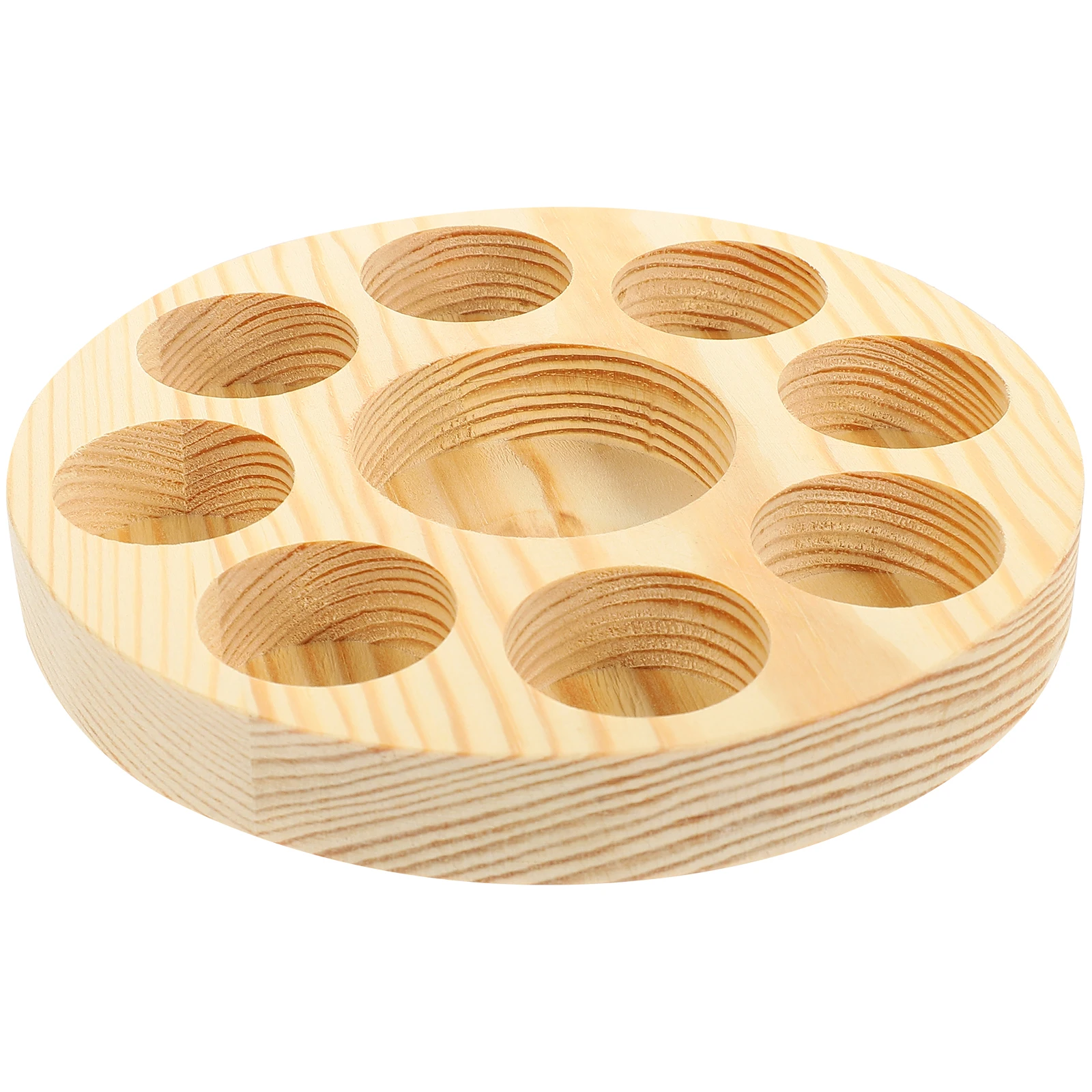 

Essential Oil Box Display Stand Bottle Organizer Wooden Rack Case Pine Solid Structure Small Tray