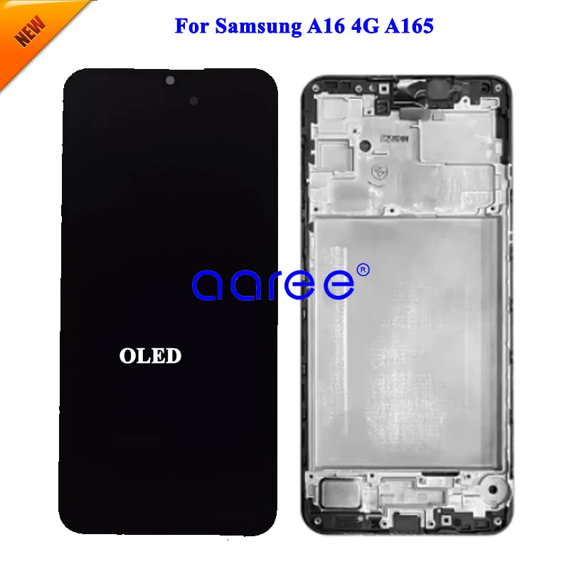 AMOMLED OLED LCD Screen For Samsung A16 4G  A155 LCD For Samsung A16 5G A166 LCD Screen Touch Digitizer Assembly