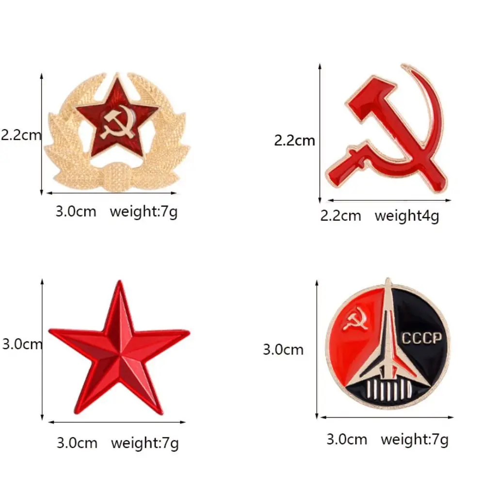 Russian Blue Cat Funny Cat Pins Russian Red Star Red Star Russian Pin Fun Cat Red Star Brooch Funny Communist Gifts image 6