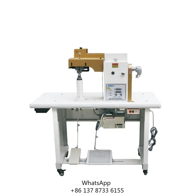 Industrial JOCKY JK-296 Computerized Leather Automatic Cementing Separating Edge Pounding Tannery Glue Processing Machine