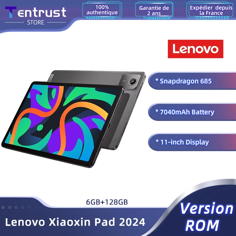 Gloabl ROM Lenovo Xiaoxin Pad 2024 Tablet Qualcomm Snapdragon 685 8MP كاميرا 7040mAh بطارية 11 "شاشة WIFI Android Tab #2