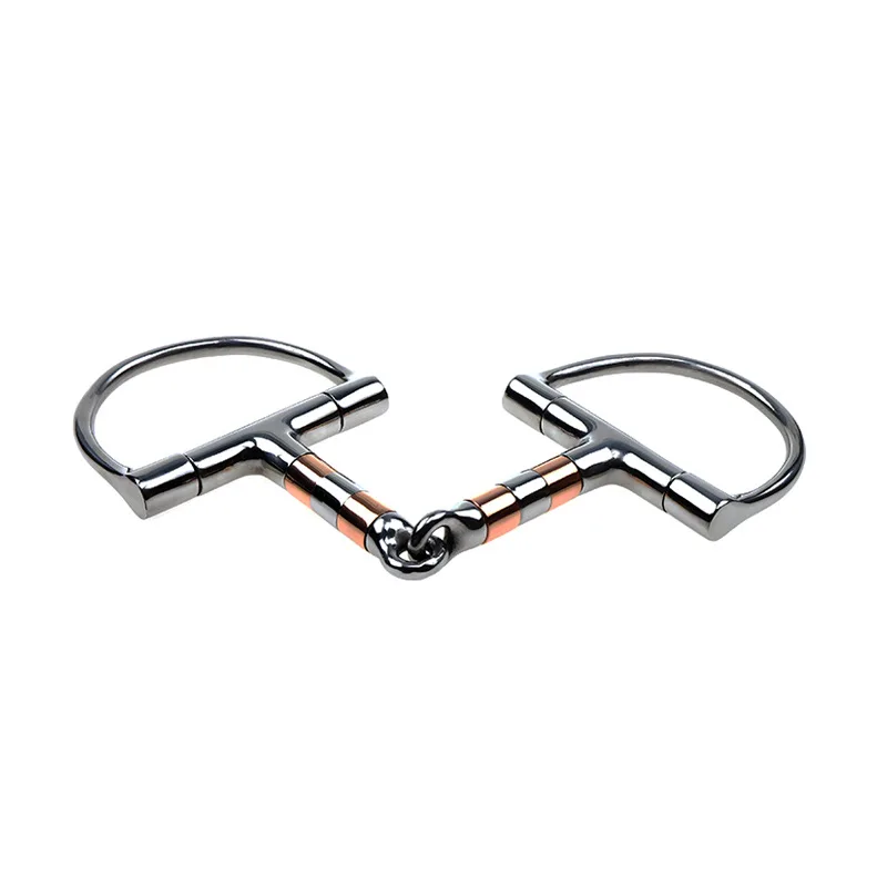 D-shaped stainless steel horse mouth with horse mouth with copper ring, rotatable thickness about 13 to 14 mm
