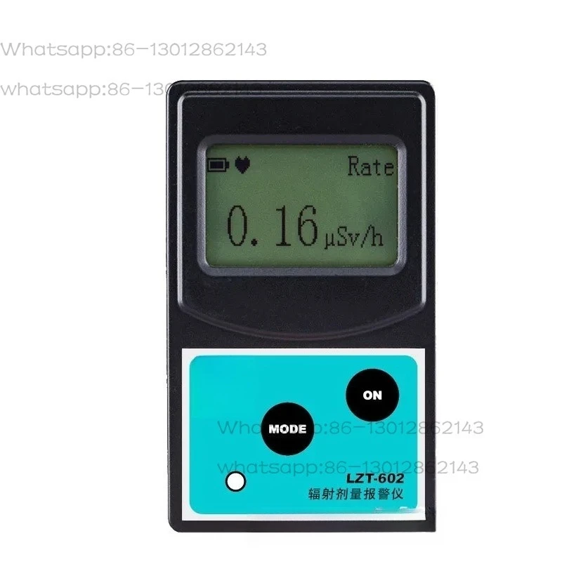 Personal Radiation Alarm Dosimeter, Portable Ionizing X-Ray Radiation Detector Geiger Counter