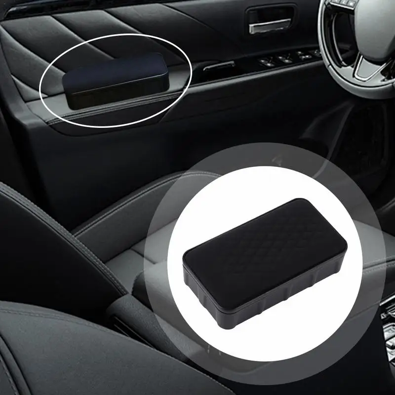 Car Armrest Support Armrest Support Left Elbow Pad Soft Padded Auto Armrest Support Extension Auto Side Door Storage Organizer