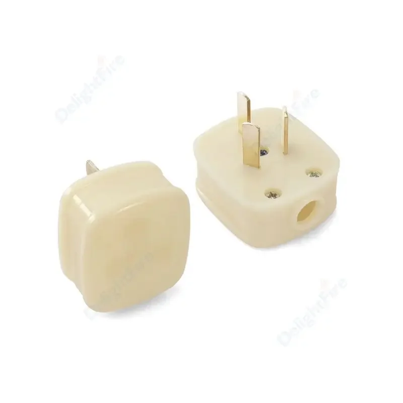 3pin AU CN Extension Cable Connector Australian New Zealand Chinese Male Rewirable Plug AC Electrical Power Cord Plug Socket