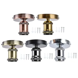 E26 E27 Vintage Deckenlampenunterstützung mit Küchenzubehör, Schlafzimmer, Wohnzimmer, 100-240V 10 Hauptverkaufsunterstützung Plafon - №8