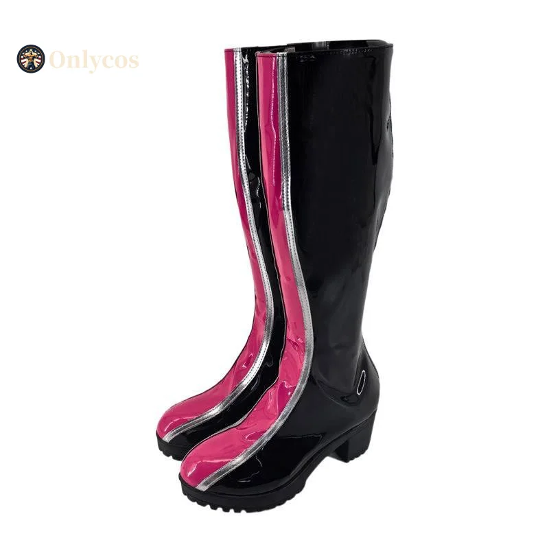 KPop デーモンハンター ルミ コスプレ靴 ファンタジー ブーツ 靴 ハロウィン パーティー コスチューム アクセサリー Onlycos