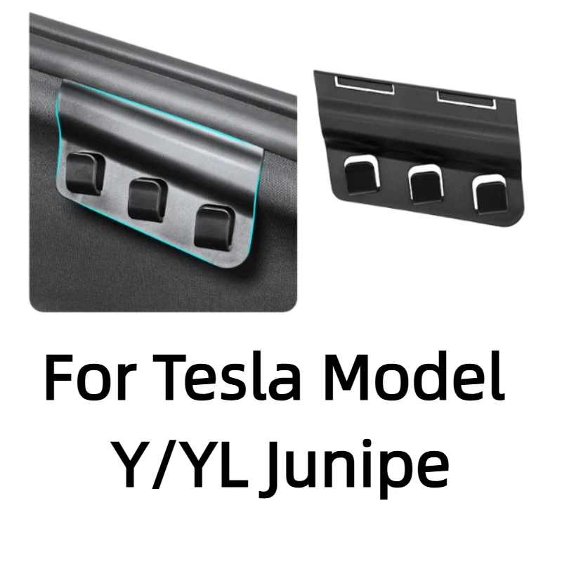 

For Tesla Model Y/YL Juniper Launch 2025 Interior Decoration Rear Trunk Hook Side Hidden Hooks Storage Holder Bag Accessories