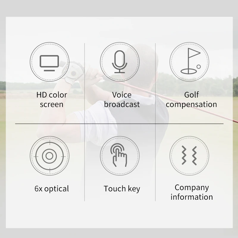 800 متر رائجة البيع يده OEM ODM تلسكوب مخصص نطاق Rangefinder جولف الصيد الليزر المدى مكتشف الصيد