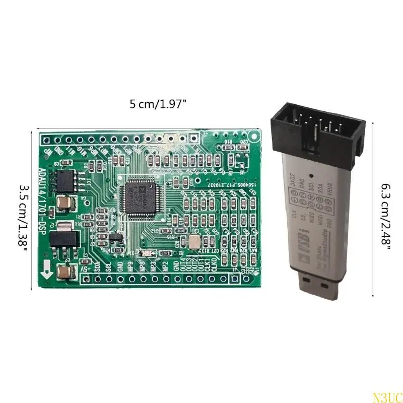 ADAU1401 Tableau d'apprentissage DSPmini pour la surveillance en studio et le traitement du son des instruments Solution polyvalente pour les projets de bricolage