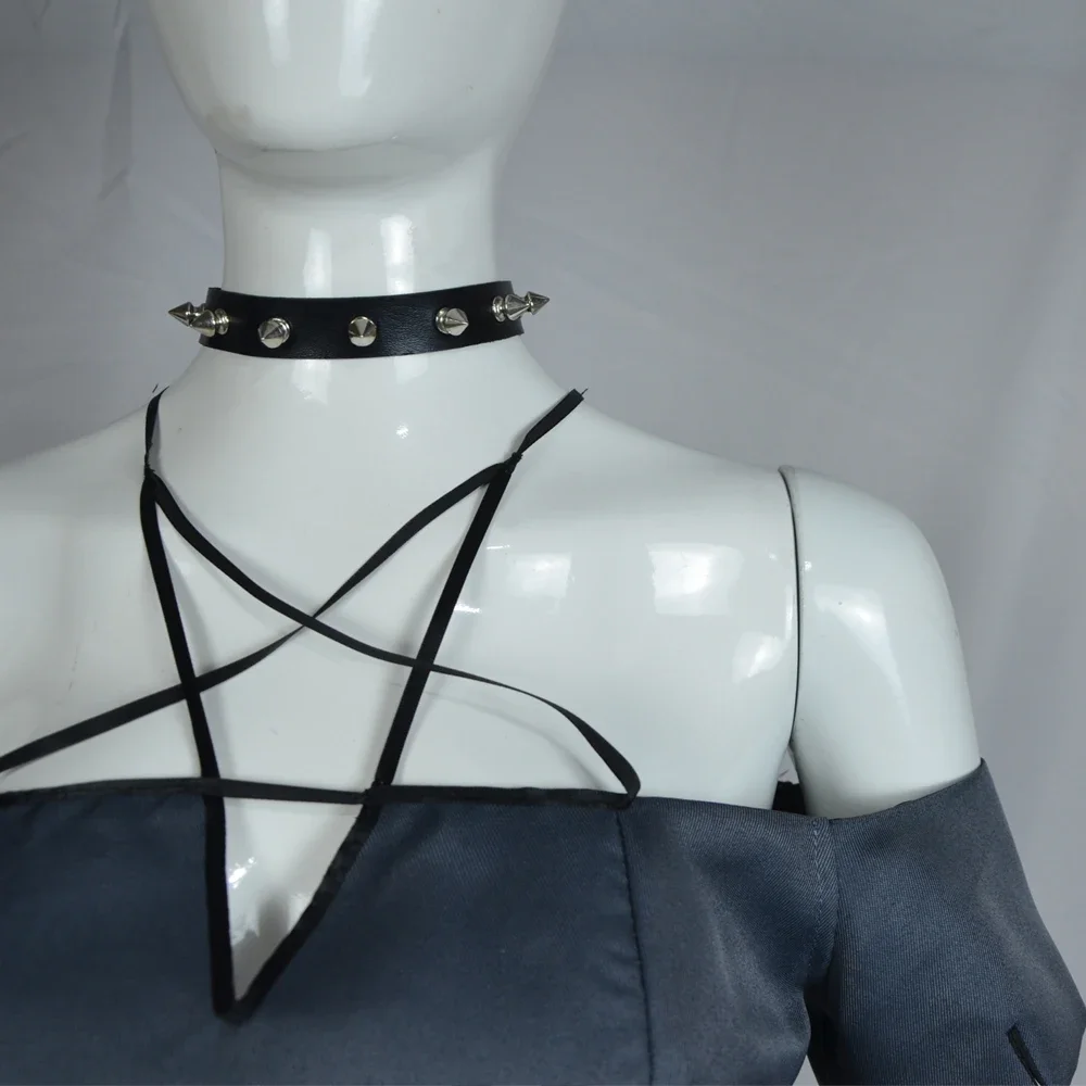 Loona Cosplay Carnival Costume for Helluva Boss Vest Shorts Uniform Necklace Gloves Suit Cartoon Anime Cosplay Clothes Outfits